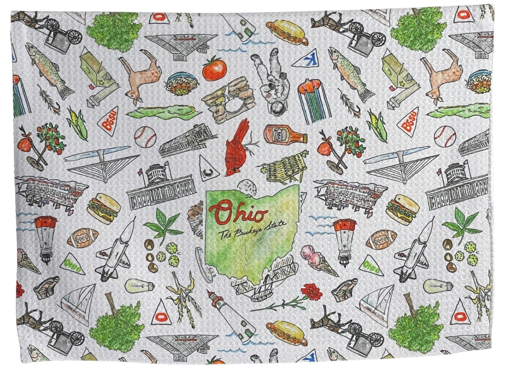 Ohio Wet It Tea Towel