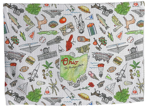 Ohio Wet It Tea Towel
