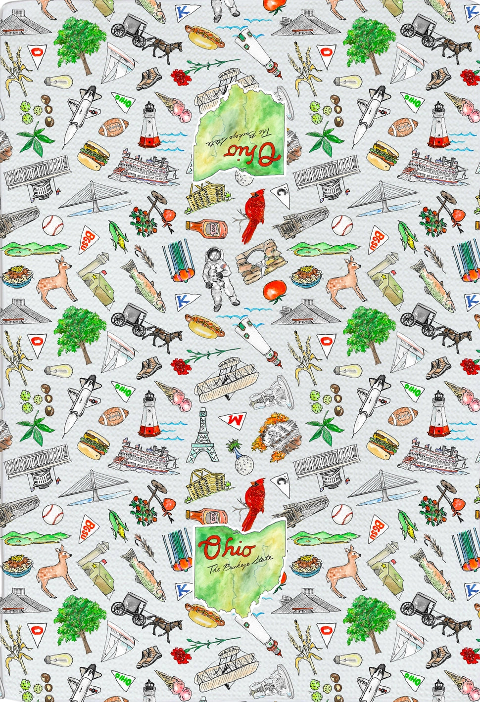 Ohio Wet It Tea Towel