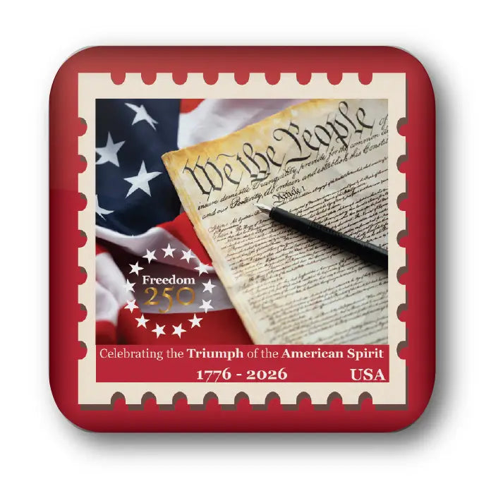 We The People Stamp Magnet Freeedom 250