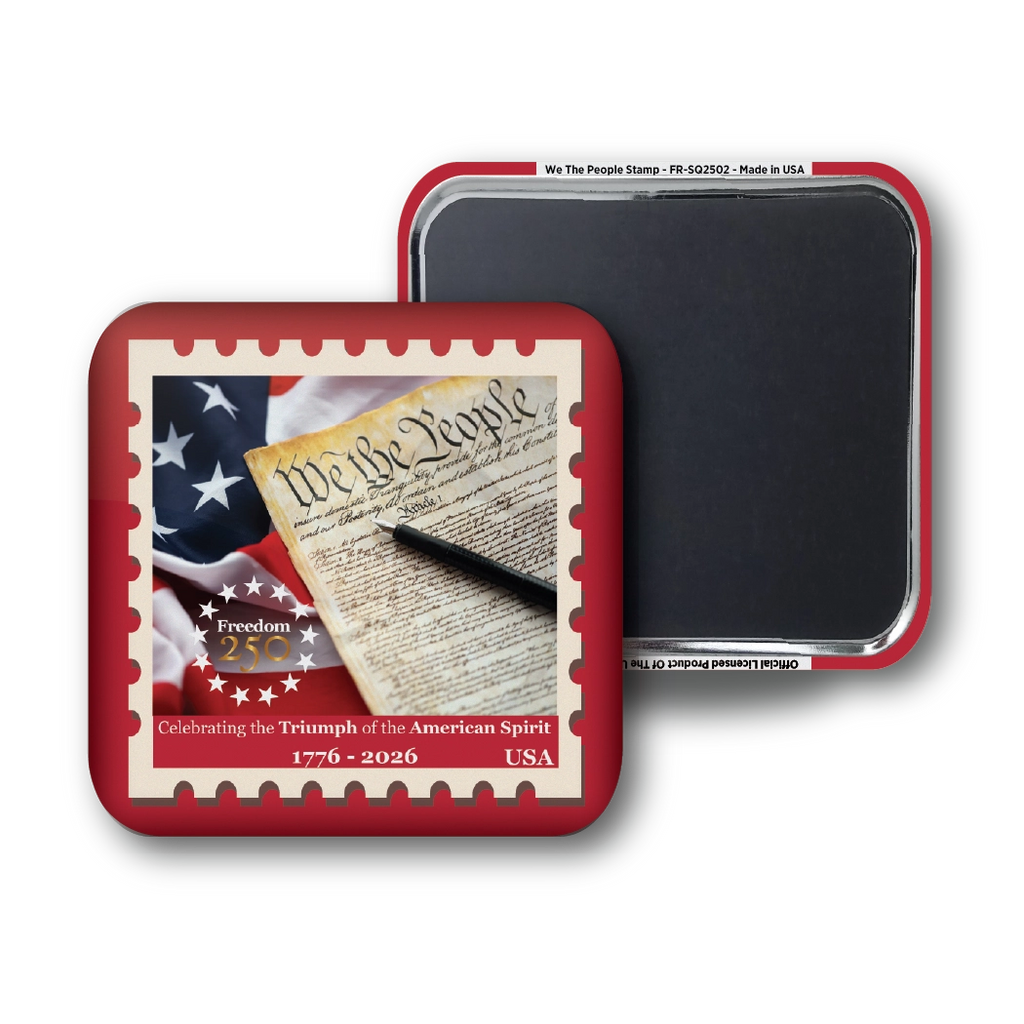 We The People Stamp Magnet Freeedom 250