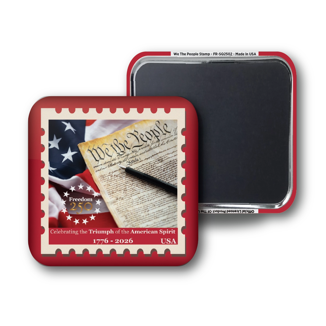 We The People Stamp Magnet Freeedom 250