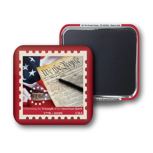 We The People Stamp Magnet Freeedom 250