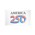 America 250 White 3x5 Poly Cotton Flag