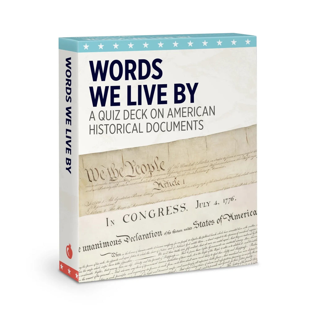 Words We Live By A Quiz Deck on American Historical Documents Knowledge Cards