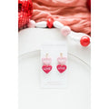 XOXO Love Hearts Dangle Handmade Earrings