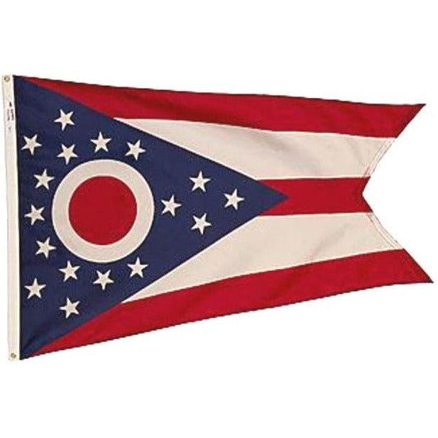 Ohio Flag Nylon 3' x 5' Unflown