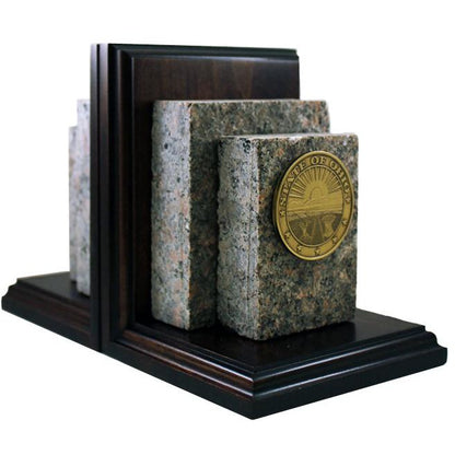 Granite Statehouse Bookends