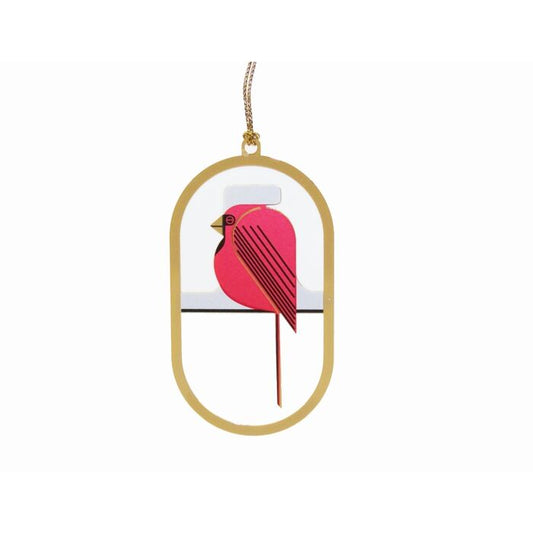 Charley Harper Cool Cardinal Ornament