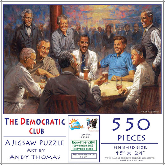 The Democratic Club 550 Piece Puzzle