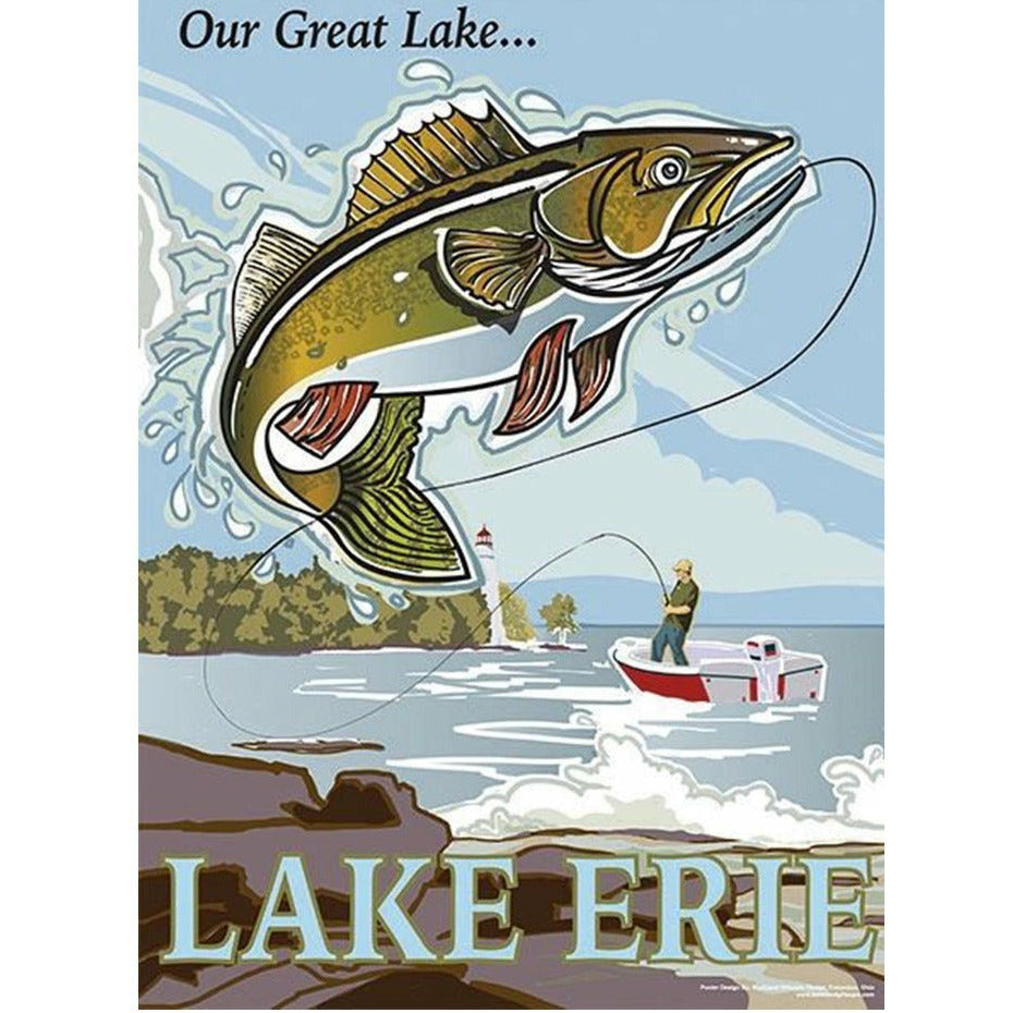 Lake Erie Poster 18 x 24