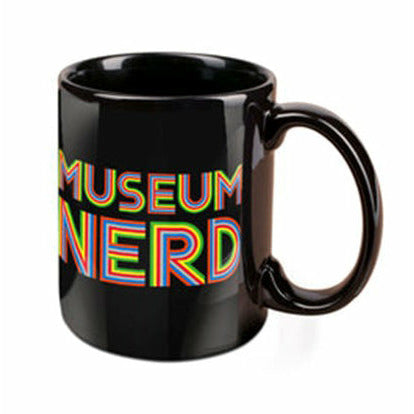 Museum Nerd Black Mug
