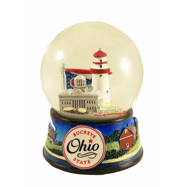 Ohio Snow Globe