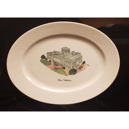 Statehouse Oval Rim Platter