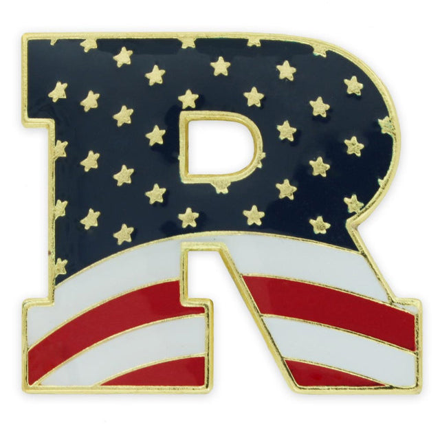 Republican "R" Lapel Pin