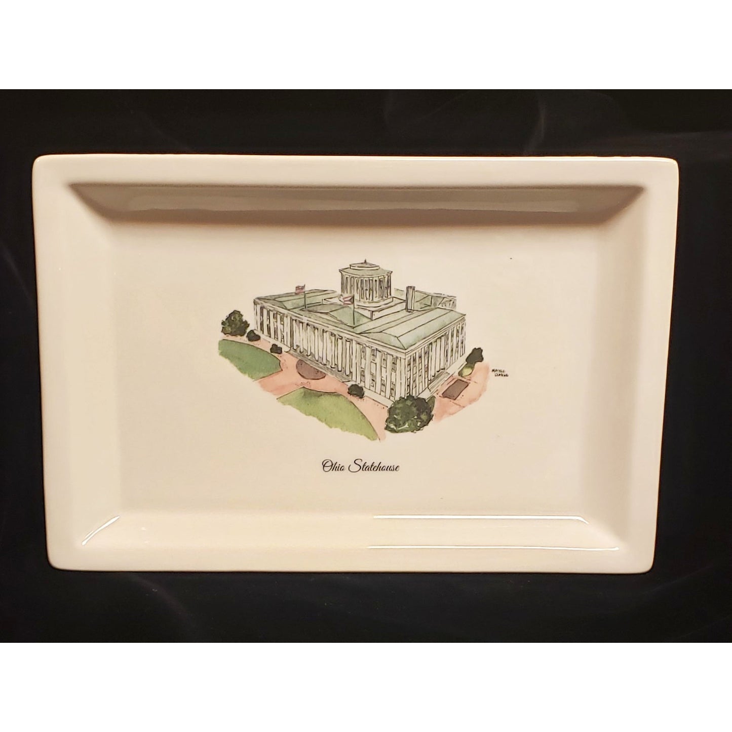 Statehouse Rectangle Platter