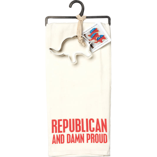 Republican Towel and cookie cutter