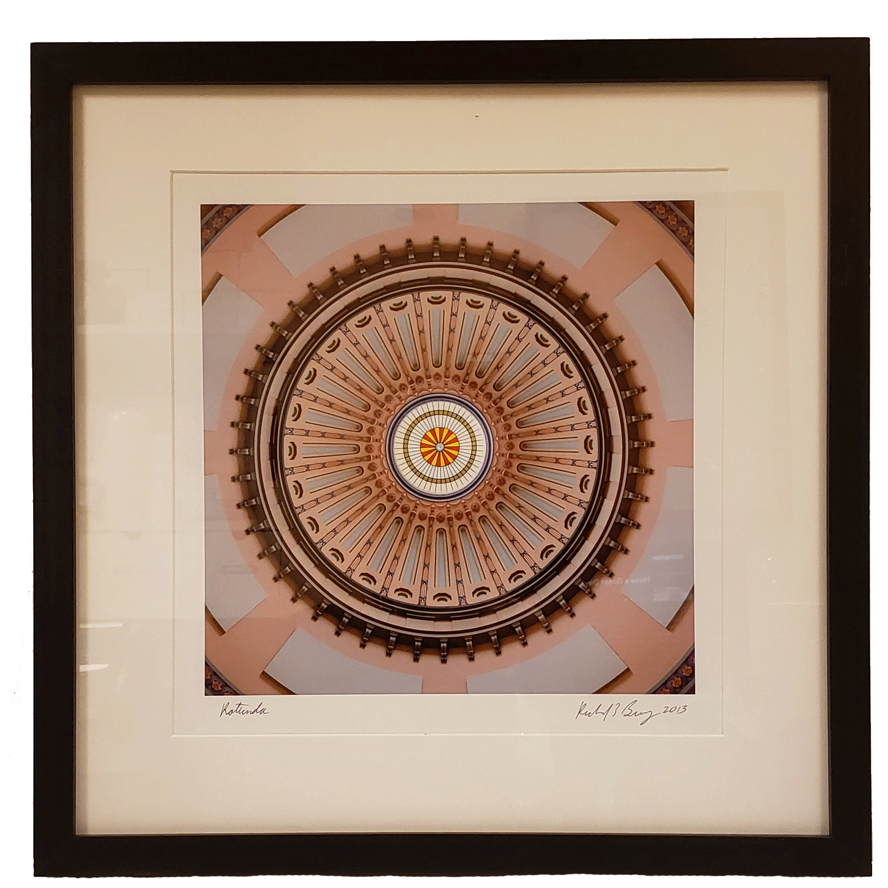 Ohio Statehouse Framed Rotunda Photograph