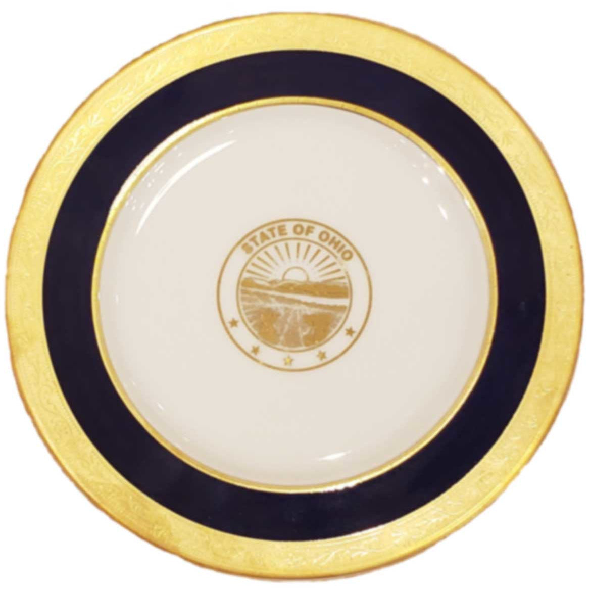 State Seal China Plate 10 1/2"