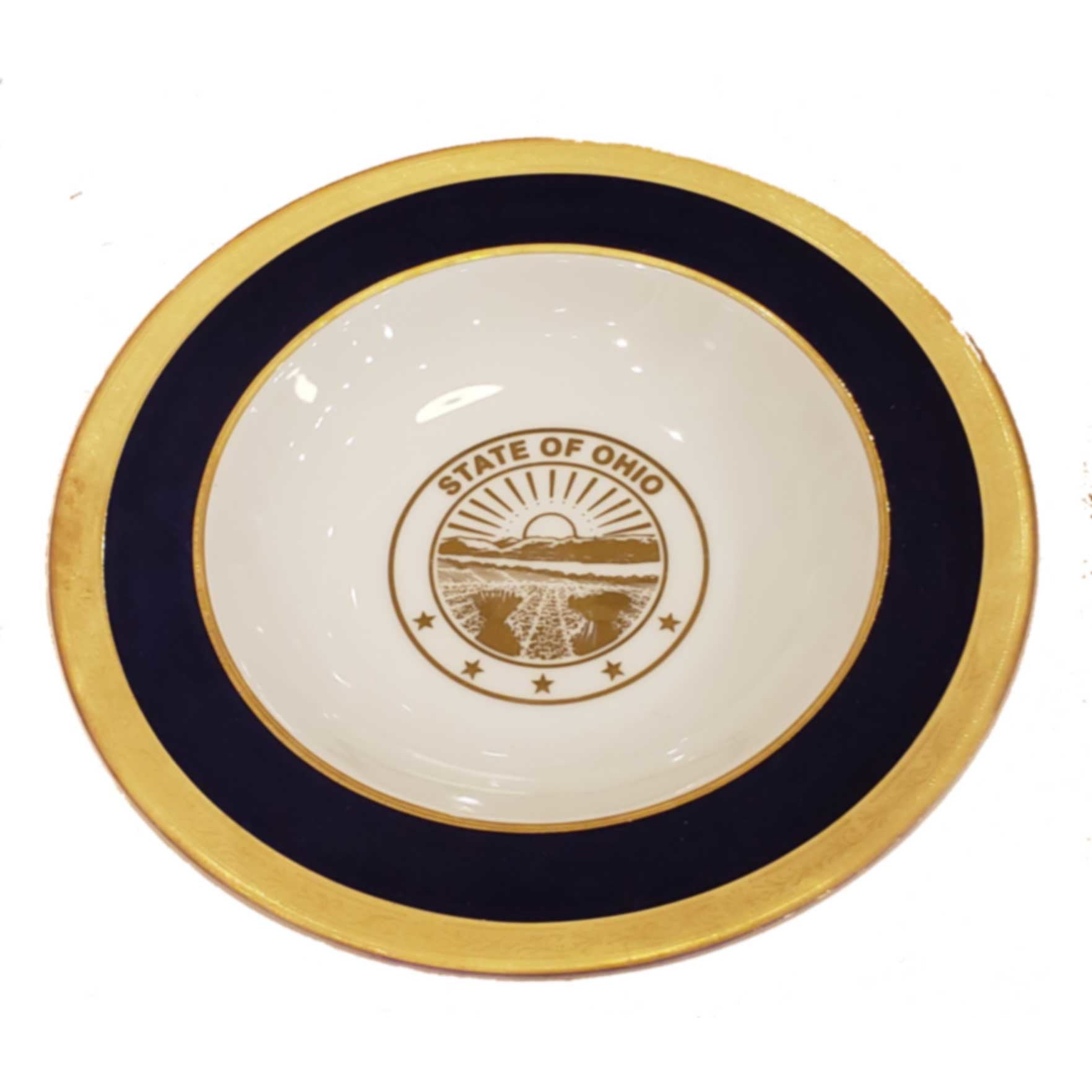 State Seal China Soup Bowl