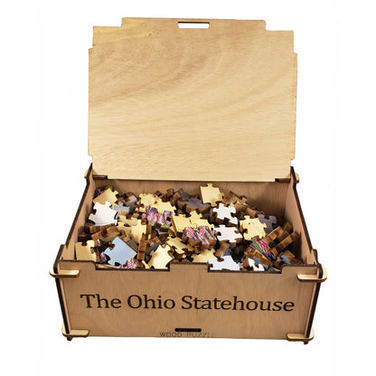 Statehouse Wood Puzzle with Custom Box
