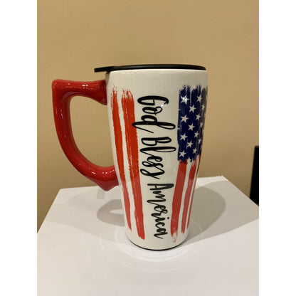 Ceramic Military & Patriotic Travel Mug