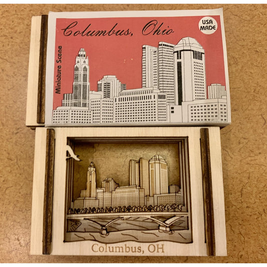 Columbus Matchbox Miniature