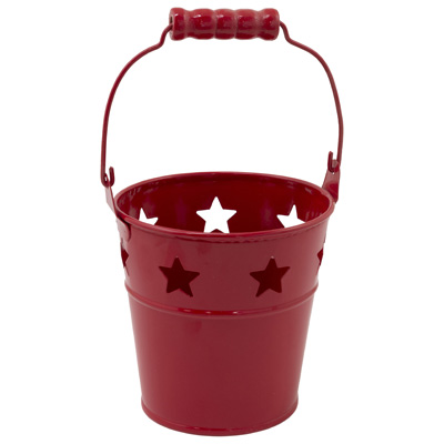 Red White Blue Star Buckets